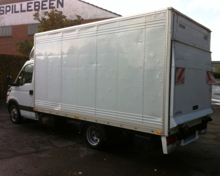 VERKOCHT  IVECO TURBODAILY KOFFER + LAADKLEP 04/06/2003 175011 KM