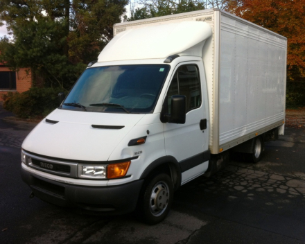 VERKOCHT  IVECO TURBODAILY KOFFER + LAADKLEP 04/06/2003 175011 KM