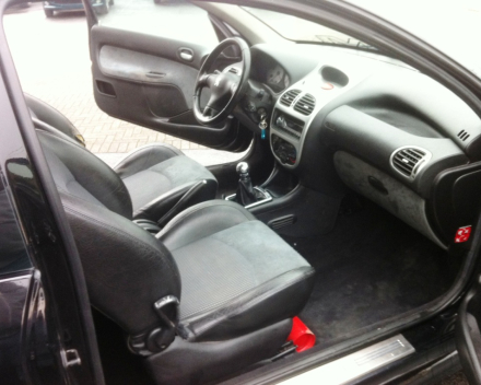 VERKOCHT PEUGEOT 206 2,0GTI * HALF LEDER * ZWART * GEKEURD * GARANTIE