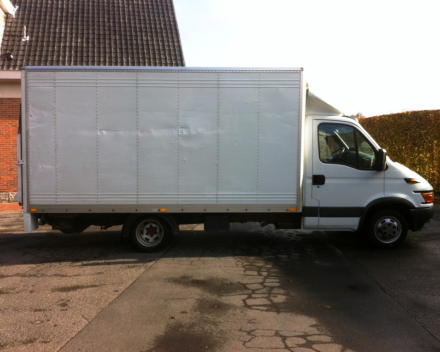 VERKOCHT  IVECO TURBODAILY KOFFER + LAADKLEP 04/06/2003 175011 KM