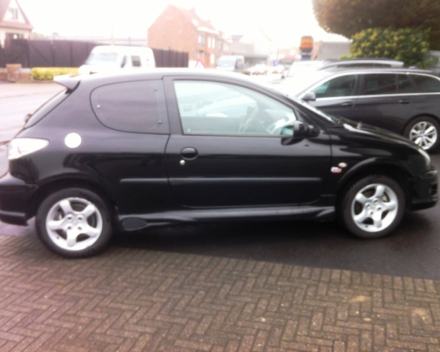 VERKOCHT PEUGEOT 206 2,0GTI * HALF LEDER * ZWART * GEKEURD * GARANTIE