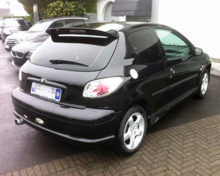 VERKOCHT PEUGEOT 206 2,0GTI * HALF LEDER * ZWART * GEKEURD * GARANTIE