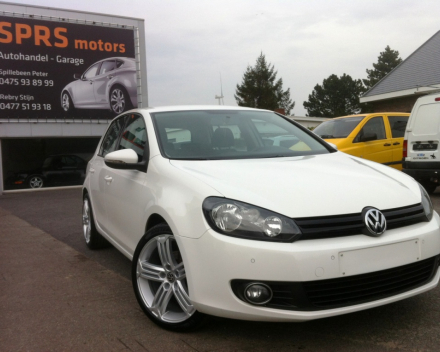 VERKOCHT VOLKSWAGEN GOLF 6 WIT * 5 DEURS * 18&quot; VELGEN * NAVIGATIE * GEKEURD * GARANTIE