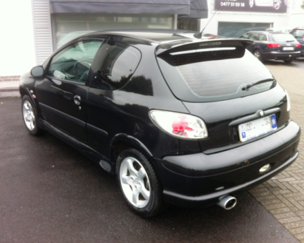 VERKOCHT PEUGEOT 206 2,0GTI * HALF LEDER * ZWART * GEKEURD * GARANTIE