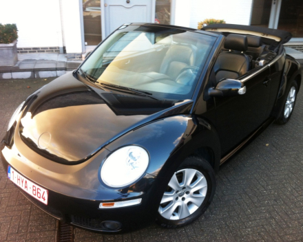 VERKOCHT VOLKSWAGEN NEW BEETLE 1,9TDI * CABRIOLET * SLECHTS 62636 KM * LEDER INTERIEUR * GEKEURD * GARANTIE