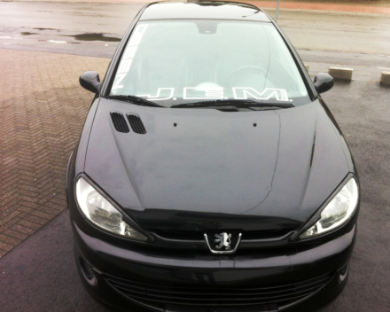 VERKOCHT PEUGEOT 206 2,0GTI * HALF LEDER * ZWART * GEKEURD * GARANTIE