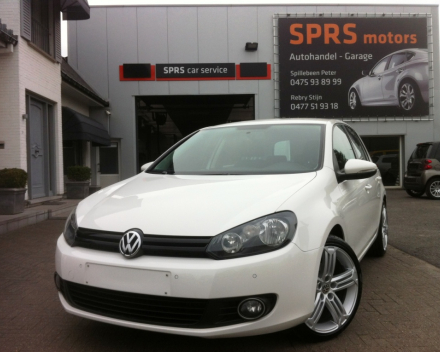 VERKOCHT VOLKSWAGEN GOLF 6 WIT * 5 DEURS * 18&quot; VELGEN * NAVIGATIE * GEKEURD * GARANTIE