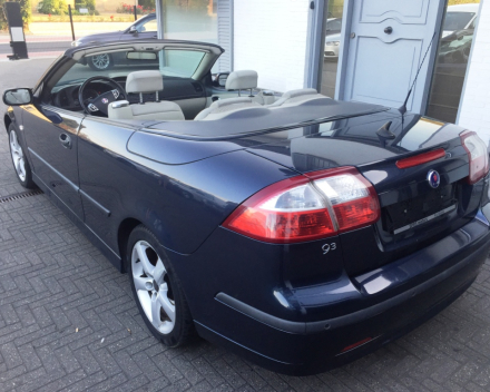 VERKOCHT  SAAB 9-3 CABRIOLET FULL OPTION BJ 2005 GEKEURD VOOR VERKOOP