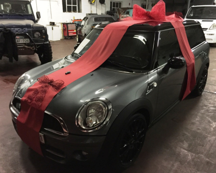 VERKOCHT MINI CLUBMAN DIESEL COOPER WORKS-VELGEN &quot;IN CADEAUVERPAKKING VOOR VERJAARDAG&quot;