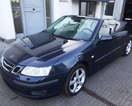 VERKOCHT  SAAB 9-3 CABRIOLET FULL OPTION BJ 2005 GEKEURD VOOR VERKOOP