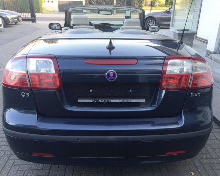 VERKOCHT  SAAB 9-3 CABRIOLET FULL OPTION BJ 2005 GEKEURD VOOR VERKOOP