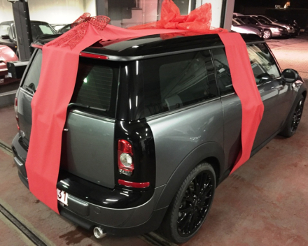 VERKOCHT MINI CLUBMAN DIESEL COOPER WORKS-VELGEN &quot;IN CADEAUVERPAKKING VOOR VERJAARDAG&quot;