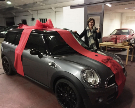 VERKOCHT MINI CLUBMAN DIESEL COOPER WORKS-VELGEN &quot;IN CADEAUVERPAKKING VOOR VERJAARDAG&quot;