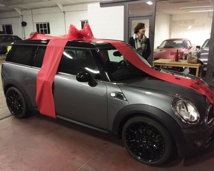 VERKOCHT MINI CLUBMAN DIESEL COOPER WORKS-VELGEN &quot;IN CADEAUVERPAKKING VOOR VERJAARDAG&quot;