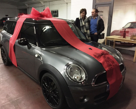 VERKOCHT MINI CLUBMAN DIESEL COOPER WORKS-VELGEN &quot;IN CADEAUVERPAKKING VOOR VERJAARDAG&quot;