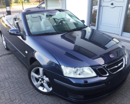 VERKOCHT  SAAB 9-3 CABRIOLET FULL OPTION BJ 2005 GEKEURD VOOR VERKOOP