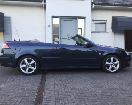 VERKOCHT  SAAB 9-3 CABRIOLET FULL OPTION BJ 2005 GEKEURD VOOR VERKOOP