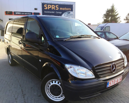 VERKOCHT  MERCEDES VITO 111CDI * DUBBELE CABINE * 6 ZITPLAATSEN * AIRCO * GEKEURD * GARANTIE