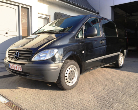 VERKOCHT  MERCEDES VITO 111CDI * DUBBELE CABINE * 6 ZITPLAATSEN * AIRCO * GEKEURD * GARANTIE