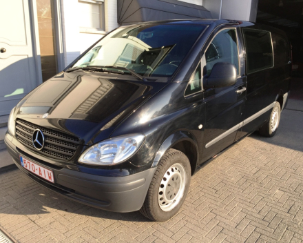 VERKOCHT  MERCEDES VITO 111CDI * DUBBELE CABINE * 6 ZITPLAATSEN * AIRCO * GEKEURD * GARANTIE