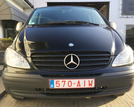 VERKOCHT  MERCEDES VITO 111CDI * DUBBELE CABINE * 6 ZITPLAATSEN * AIRCO * GEKEURD * GARANTIE