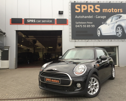 VERKOCHT MINI 1,2 BENZINE NIEUW MODEL / NAVIGATIE / ZWART / SLECHTS 24187 KM