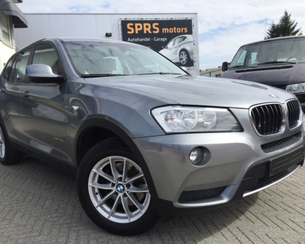 VERKOCHT  BMW X3  2,0D X-DRIVE BEIGE LEDER SPORTINTERIEUR