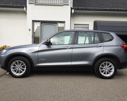 VERKOCHT  BMW X3  2,0D X-DRIVE BEIGE LEDER SPORTINTERIEUR