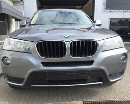 VERKOCHT  BMW X3  2,0D X-DRIVE BEIGE LEDER SPORTINTERIEUR