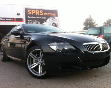 VERKOCHT BMW M6 * 507PK * V10 * LEDER * NAVIGATIE * FULL OPTION