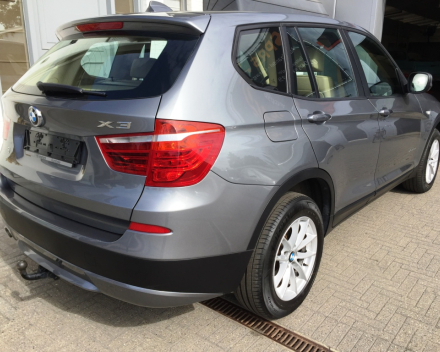 VERKOCHT  BMW X3  2,0D X-DRIVE BEIGE LEDER SPORTINTERIEUR