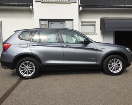 VERKOCHT  BMW X3  2,0D X-DRIVE BEIGE LEDER SPORTINTERIEUR