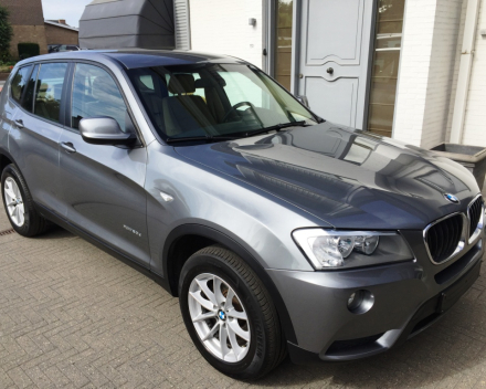 VERKOCHT  BMW X3  2,0D X-DRIVE BEIGE LEDER SPORTINTERIEUR