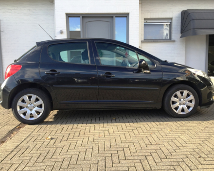 VERKOCHT  PEUGEOT 207 1400 BENZINE / BJ 2007 / 61308 KM / GEKEURD