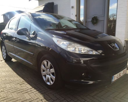 VERKOCHT  PEUGEOT 207 1400 BENZINE / BJ 2007 / 61308 KM / GEKEURD