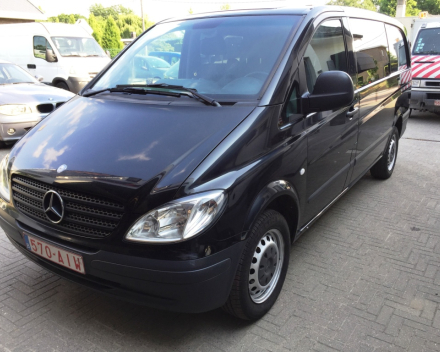 VERKOCHT  MERCEDES VITO 111CDI * DUBBELE CABINE * 6 ZITPLAATSEN * AIRCO * GEKEURD * GARANTIE