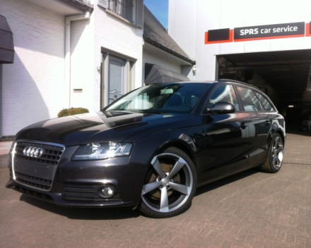 VERKOCHT  AUDI A4 2,0TDI AVANT  * DONKERGRIJS METAAL * ZWART LEDER * CRUISECONTROL * 19&quot; VELGEN * GEKEURD * GARANTIE