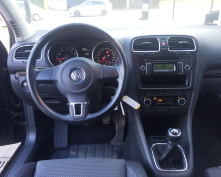 VERKOCHT VOLKSWAGEN GOLF 6 1400 BENZINE ZWART ALU PDC GEKEURD