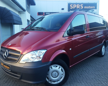 VERKOCHT  MERCEDES VITO 113 CDI DUBBELE CABINE LEDER NAVIGATIE SLECHTS 63506 KM