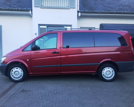 VERKOCHT  MERCEDES VITO 113 CDI DUBBELE CABINE LEDER NAVIGATIE SLECHTS 63506 KM