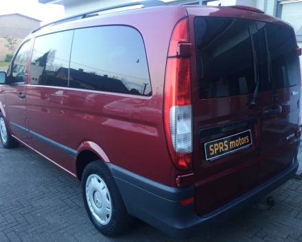 VERKOCHT  MERCEDES VITO 113 CDI DUBBELE CABINE LEDER NAVIGATIE SLECHTS 63506 KM