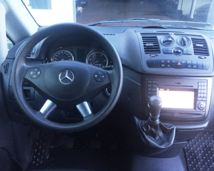 VERKOCHT  MERCEDES VITO 113 CDI DUBBELE CABINE LEDER NAVIGATIE SLECHTS 63506 KM