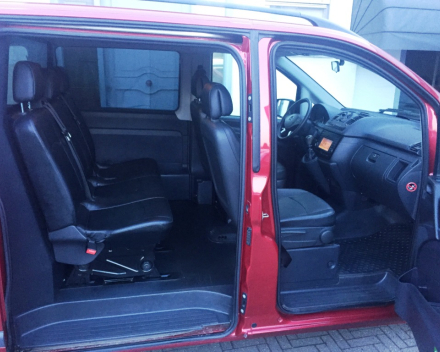 VERKOCHT  MERCEDES VITO 113 CDI DUBBELE CABINE LEDER NAVIGATIE SLECHTS 63506 KM