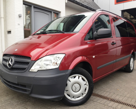 VERKOCHT  MERCEDES VITO 113 CDI DUBBELE CABINE LEDER NAVIGATIE SLECHTS 63506 KM