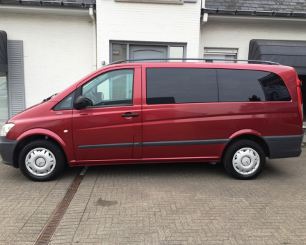 VERKOCHT  MERCEDES VITO 113 CDI DUBBELE CABINE LEDER NAVIGATIE SLECHTS 63506 KM