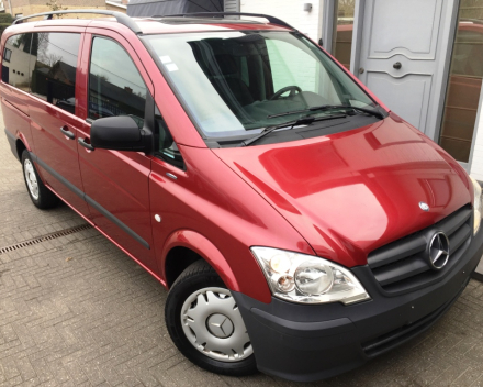 VERKOCHT  MERCEDES VITO 113 CDI DUBBELE CABINE LEDER NAVIGATIE SLECHTS 63506 KM