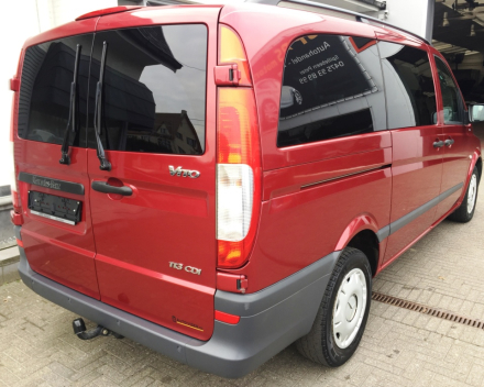 VERKOCHT  MERCEDES VITO 113 CDI DUBBELE CABINE LEDER NAVIGATIE SLECHTS 63506 KM