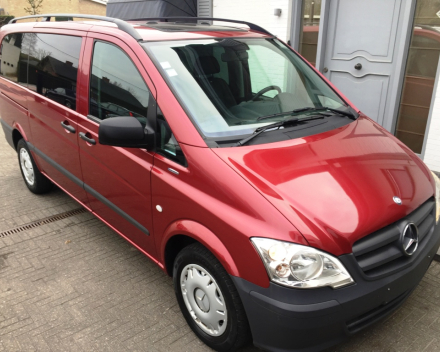 VERKOCHT  MERCEDES VITO 113 CDI DUBBELE CABINE LEDER NAVIGATIE SLECHTS 63506 KM