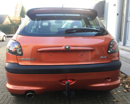 VERKOCHT  PEUGEOT 206 2,0 GTI * ALU VELGEN * 100 KW * GEKEURD * GARANTIE