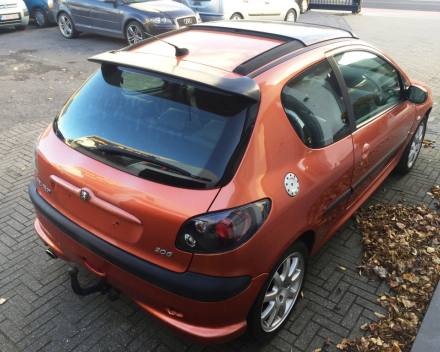 VERKOCHT  PEUGEOT 206 2,0 GTI * ALU VELGEN * 100 KW * GEKEURD * GARANTIE